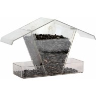 GARDEN FUN putnu barotava no akrīla, ar piesūcekni 24x9x15 cm