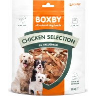 Boxby Chicken Selection Mix 325g - Papildbarība pieaugušiem suņiem (no 3 mēn.vecumā) - vistas gardumu izlase