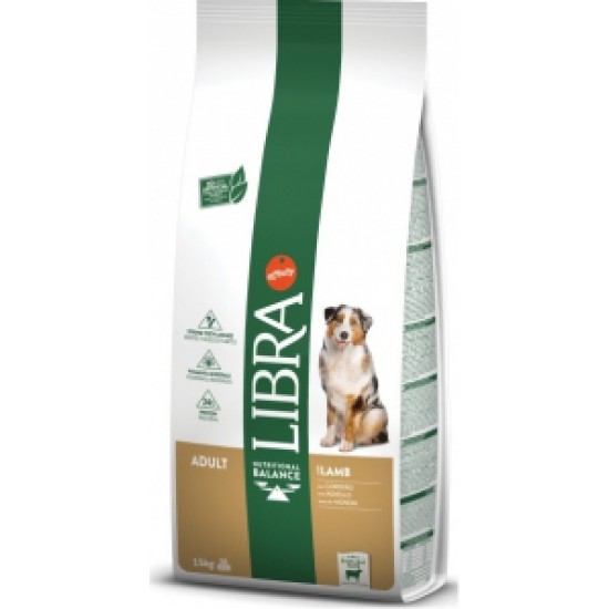 LIBRA DOG ADULT LAMB 14KG - VISU ŠĶIRŅU SUŅIEM (JĒRS)