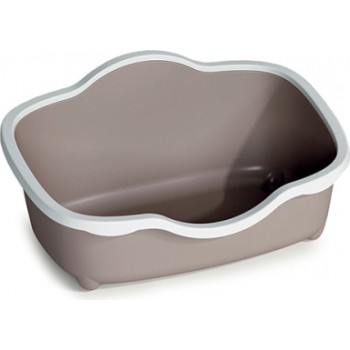 Stefanplast Kaķu tualete TRES CHIC Open (balts/puderbrūns)