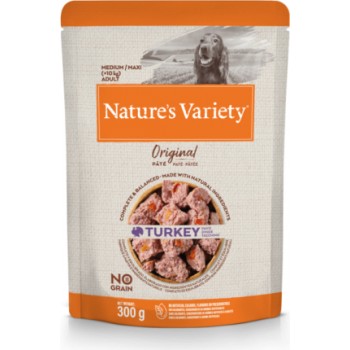 Nature's Variety Dog Original Medium Turkey 300g - Konservi ar tītaru pieaugušiem suņiem