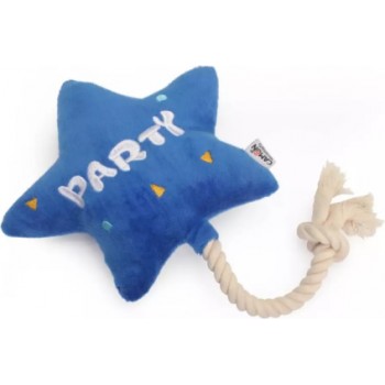 Camon Rotaļlieta Suņeim Plīša zvaigznīte ar virvi 30 cm