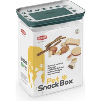 Konteiners gardumiem SNACKBOX 2.2l (balts/angļu zaļš)