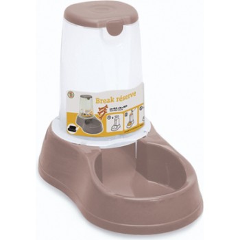 Bļoda BREAK Reserve Food 1.5l (roza-brūns) barība