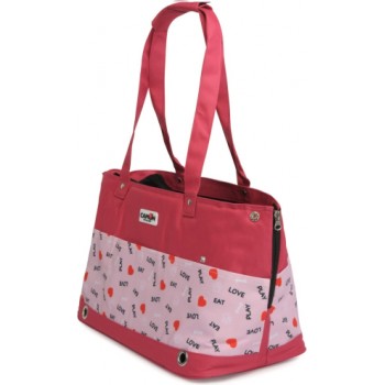 Camon Transportēšanas soma Eat/Love/Play - SARKANĀ krāsā 42x21x27 cm