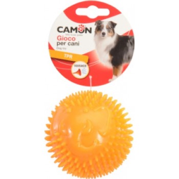 Camon Rot. Suņiem gumijas bumba ar ezīšiem 90mm