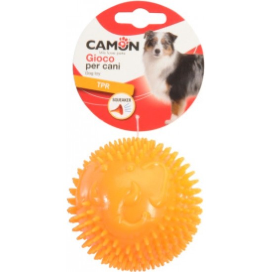 Camon Rot. Suņiem gumijas bumba ar ezīšiem 90mm