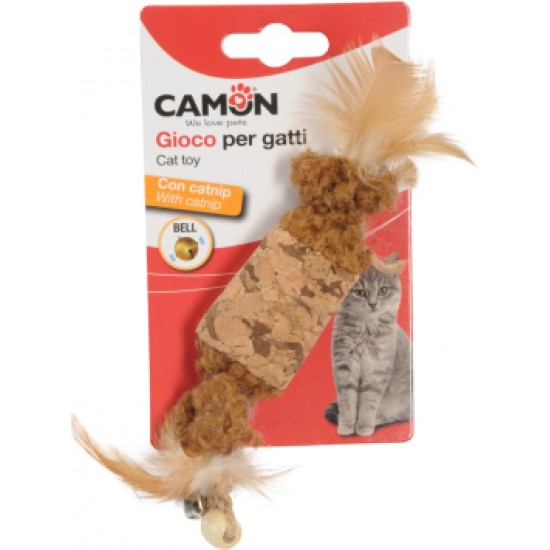 Camon Rot. Kaķiem ar spalvām, zvaniņu un kaķumētru 20cm