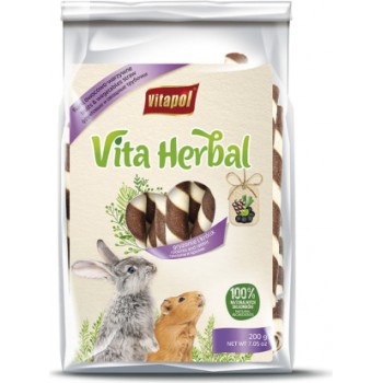VITA HERBAL augļu un dārzeņu tūbiņas grauzējiem un trušiem 200g