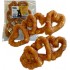 HAU & MIAU rawhide hearts wrapped in chicken 7-8cm 500g - Papildbarība pieaugušiem suņiem, vistas gaļā ietītas ādas sirsniņas