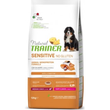 NT DOG SENSITIVE NO GLUTEN PUPPY & JUNIOR SALMON 12KG
