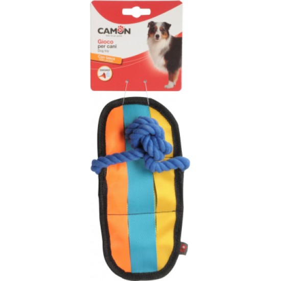 Rot. Suņiem - Flip flops ar kabatu un čīkstētāju 22cm