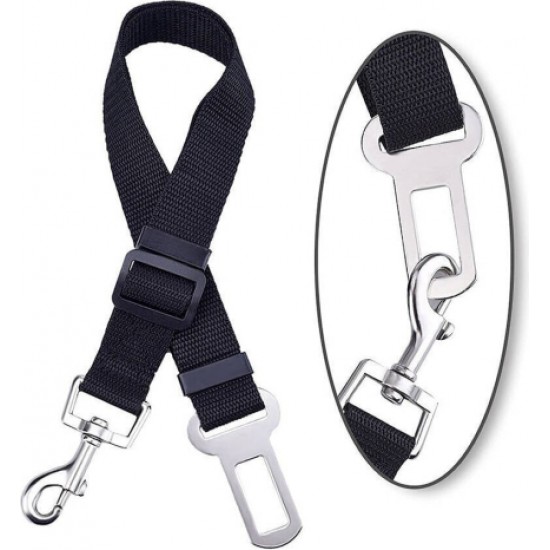 Camon Car Safety Leash 25mm - automašīnas drošības josta, platums 25mm 1gab. MELNS