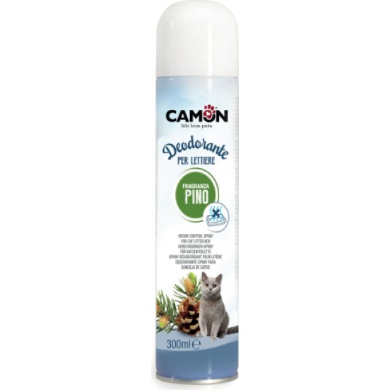 Camon Dezodorējošs aerosols kaķu kastēm Priede 300ml