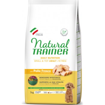 NT DOG SMALL&TOY ADULT POLLO&RICE&ALOE 7KG - pilnvērtīga un sabalansēta barība maziem un miniatūra izmēra pieaugušiem suņiem (1-10 kg) +10 mēneši