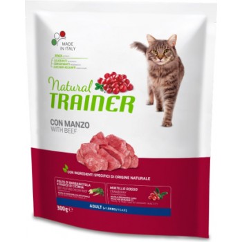 NT CAT ADULT WITH BEEF 300 gr - pilnvērtīga un sabalansēta barība pieaugušiem kaķiem no 1 gada vecuma, ar liellopu gaļu