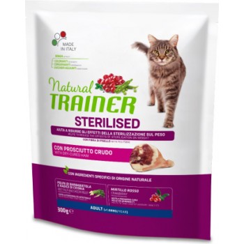 NT CAT ADULT STERILISED DRY-CURED HAM&PEA 300 gr - pilnvērtīga un sabalansēta barība sterilizētiem pieaugušiem kaķiem no 1 gada vecuma