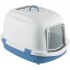 Stefanplast Kaķu tualete SUPER QUEEN (zils/balts)