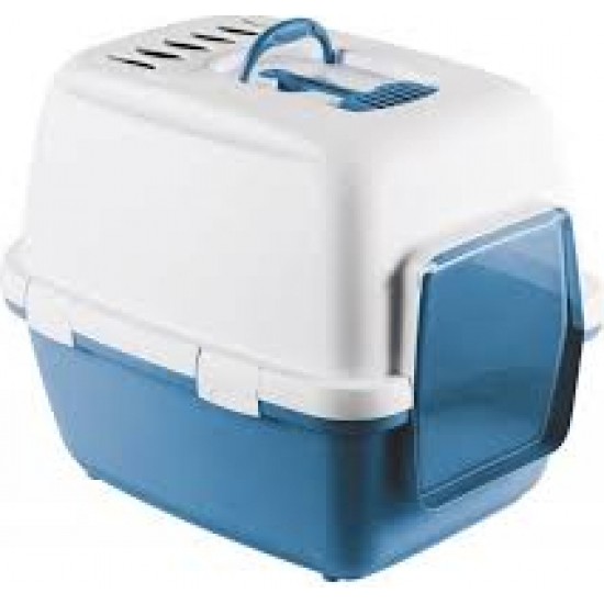 Stefanplast Kaķu tualete CATHY COMFORT(zilis/balts)