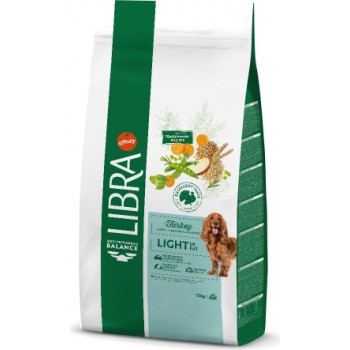 AF LIBRA DOG ADULT LIGHT IN FAT WITH TURKEY 12kg