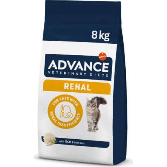 ADVANCE VETERINARY DIETS CAT RENAL FAILURE 8KG - KAĶIEM AR NIERU MAZSPĒJU
