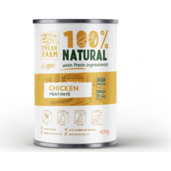 Prefera PF Fresh Farm Dog Smooth pate with chicken 400 gr