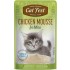 CaCatFest Kitten Сhicken Mousse 70g - Mitrā papildbarība ar vistas gaļu ar maigu putētu tekstūru, ideāli piemērota maziem kaķēniem