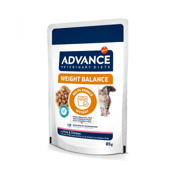 ADVANCE VETERINARY DIETS CAT WEIGHT BALANCE 85G - KONSERVI KAĶIEM SVARA KONTROLEI