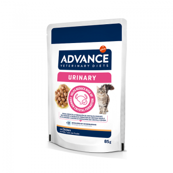 ADVANCE VETERINARY DIETS CAT URINARY 85G - KONSERVI KAĶIEM URĪNCEĻU VESELĪBAI (12GB)