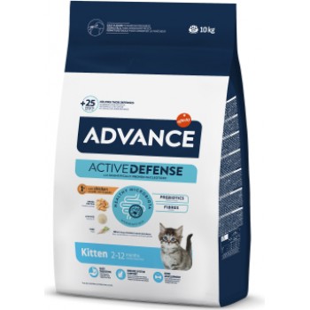 Advance Cat Kitten 10 kg NEW - pilnvērtīga un sabalansēta augstas kvalitātes barība kaķēniem (vecumā no 2 līdz 12 mēnešiem), grūsnām vai barojošām kaķenēm