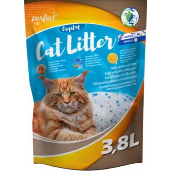 Pefect Cat Smiltis SILIKONA KAĶIEM 3.8L AR LAVANDU