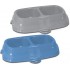 STEFANPLAST BREAK 13 dubultā neslīdoša bļoda 0.2+0.2l (debeszila vai pēlēka) cm 21x13x5h