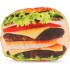 Barry King BK Rot.suņiem, gamburgers, plīša, 14 cm