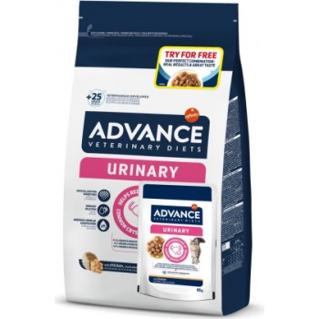 ADVANCE VETERINARY DIETS CAT URINARY 1,5 kg + 1 WET