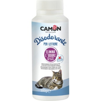 CAMON Litter box odour remover powder 300gr - dezod. līdz.kaķu kastēm