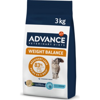 ADVANCE VETERINARY DIETS CAT WEIGHT BALANCE 3 KG - KAĶIEM SVARA KONTROLEI