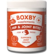 BOXBY HIP & JOINT BITES 240g - papildbarība suņiem locītavu veselībai.