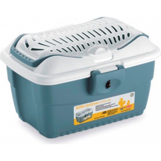 Stefanplast Transp.bokss MINI GULLIVER (tērauda zils/balts)