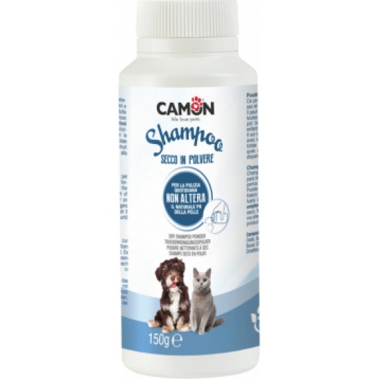Camon Sausās tirīšanas šampūns-pudere suņiem /kaķiem 150ml