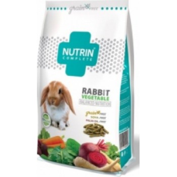 NUTRIN Complete - GF - Rabbit Vegetable 1500gr - PILNVĒRTĪGA EKSTRUDĒTĀ AUGU BARĪBA TRUŠIEM