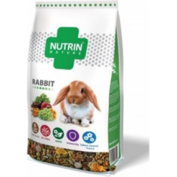 NUTRIN Nature - Rabbit 750gr - PILNVĒRTĪGA BARĪBA TRUŠIEM