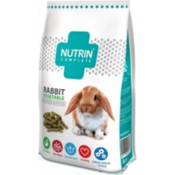 NUTRIN Complete - Rabbit Vegetable 1500gr - PILNVĒRTĪGA EKSTRUDES BARĪBA AR DĀRZEŅIEM TRUŠIEM NO 8 MĒNEŠU VECUMA