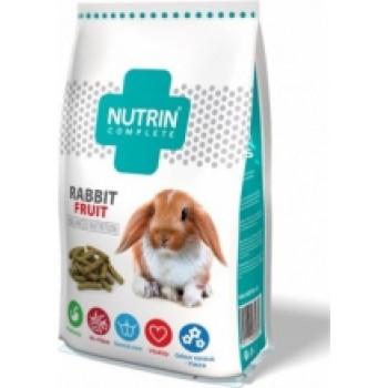 NUTRIN Complete - Rabbit Fruit 1500gr - PILNVĒRTĪGA EKSTRUDES BARĪBA AR AUGĻIEM TRUŠIEM NO 8 MĒNEŠU VECUMA