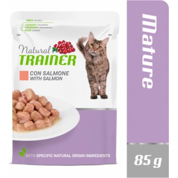NT MATURE SALMON BUSTA 85G - KONSERVI AR LASI VECĀKIEM KAĶIEM (12gb)