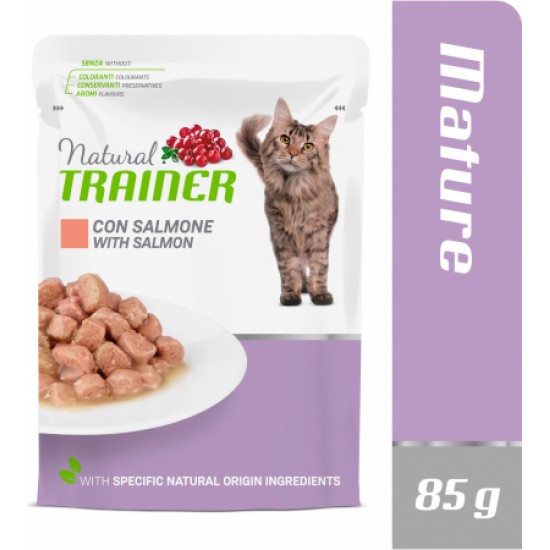 NT MATURE SALMON BUSTA 85G - KONSERVI AR LASI VECĀKIEM KAĶIEM (12gb)