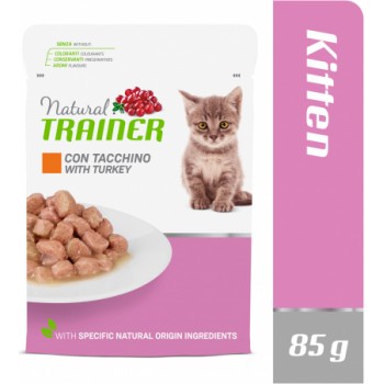 NT CAT KITTEN&JUNIOR TURKEY 85G - KONSERVI AR TĪTARU KAĶĒNIEM UN JUNIORIEM (12gb)