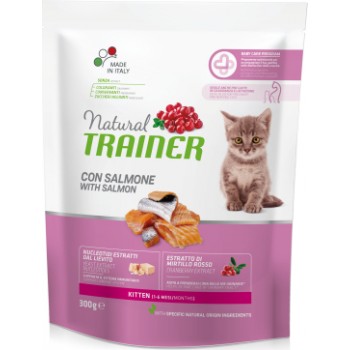 NT KITTEN WITH SALMON 300GR - SAUSĀ BARĪBA AR LASI KAĶĒNIEM