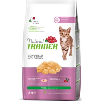 NT KITTEN WITH CHICKEN 1.5KG - SAUSĀ BARĪBA AR VISTU KAĶĒNIEM