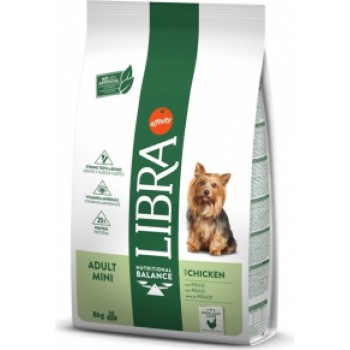 LIBRA DOG ADULT MINI CHICKEN 8KG - VISU ŠĶIRŅU SUŅIEM (VISTA)