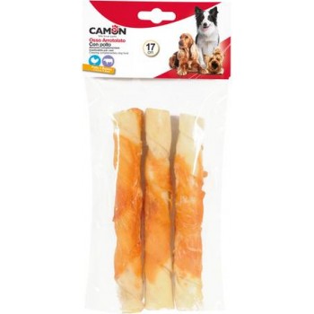 Camon Košļ. Jēlādas rullītis ar vistu 140gr/17cm 3gb.